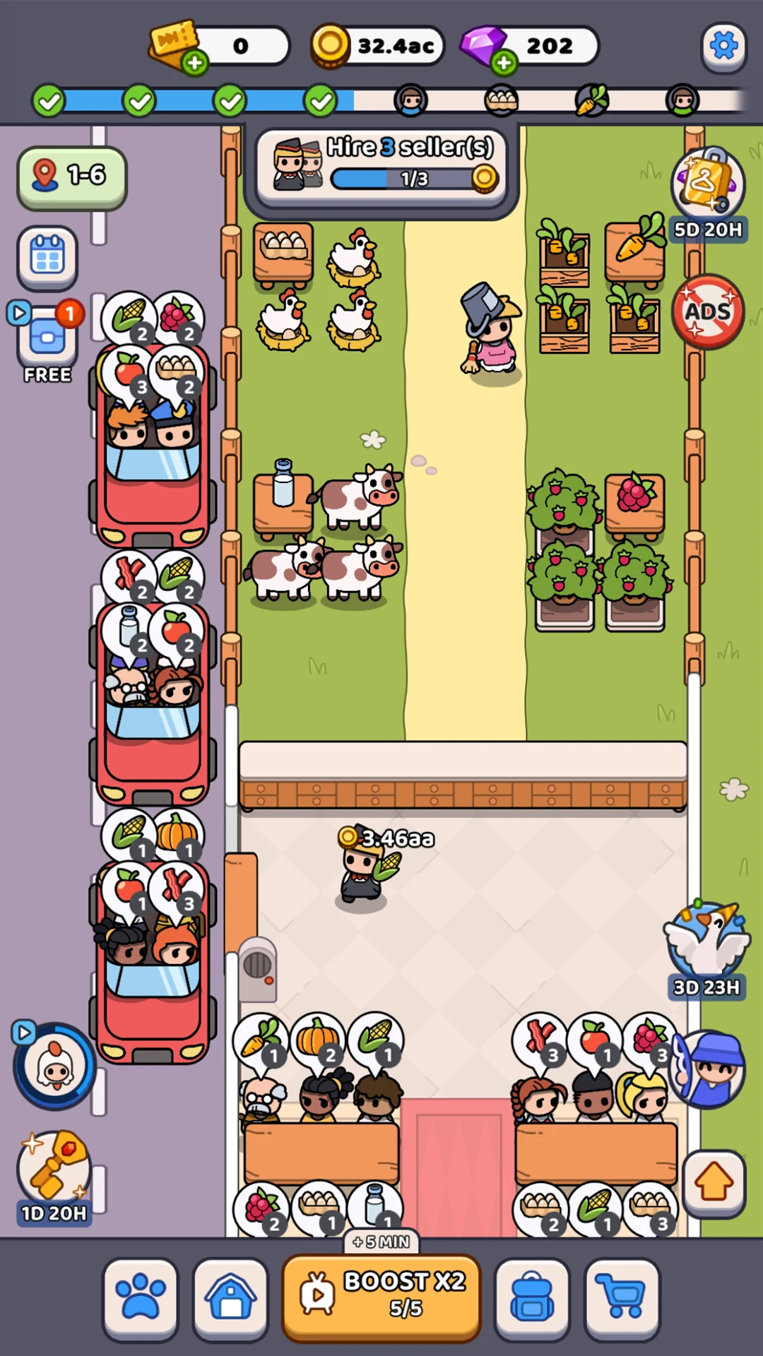 My Pocket Farm - Idle Farming screenshot