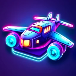 Symbol von Merge Planes Neon Game Idle